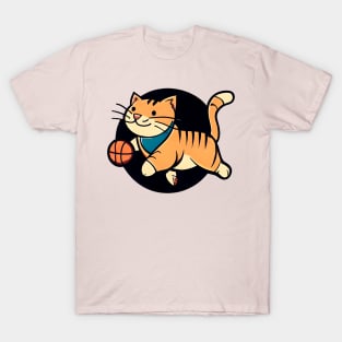 Cat Basketball T-Shirt